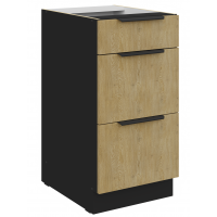 Szafka kuchenna 40 cm z szufladami premium box CREMA 40 D 3S BB